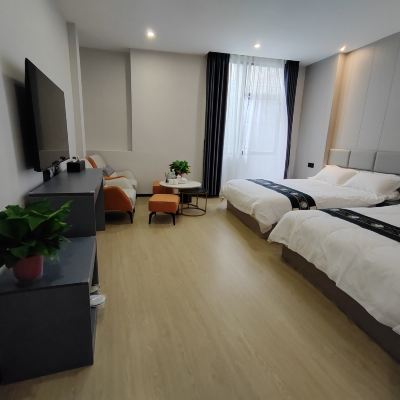 豪華雙床房 潮昌薈·秋民宿（潮州古城牌坊街店）優惠