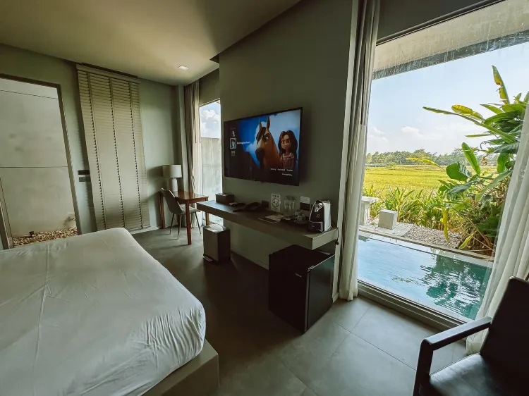 ห้องดีลักซ์พร้อมสระว่ายน้ำส่วนตัว