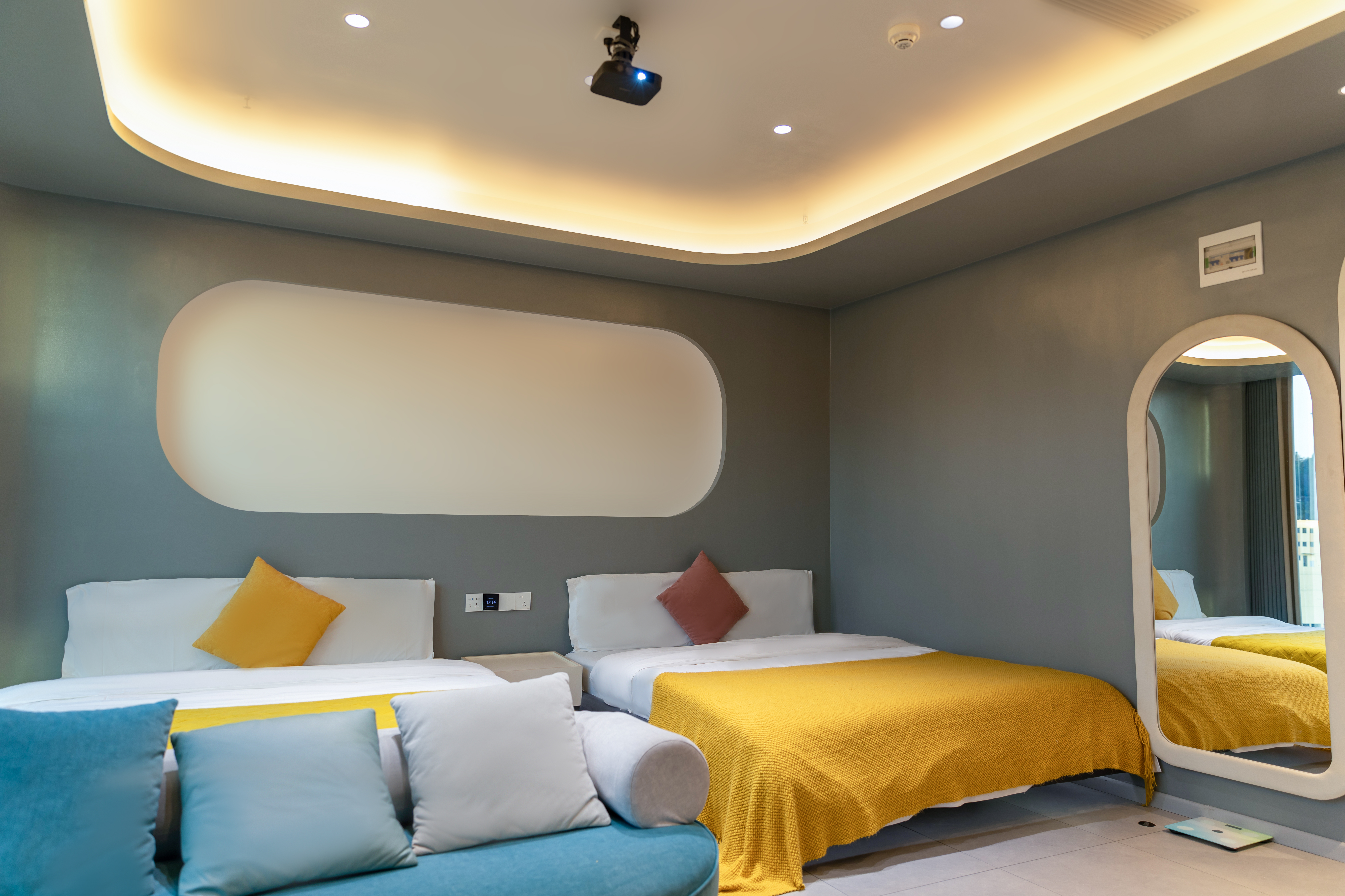 Yuansu Homestay知己欢（冰箱·沙发·巨幕投影·智能客控）