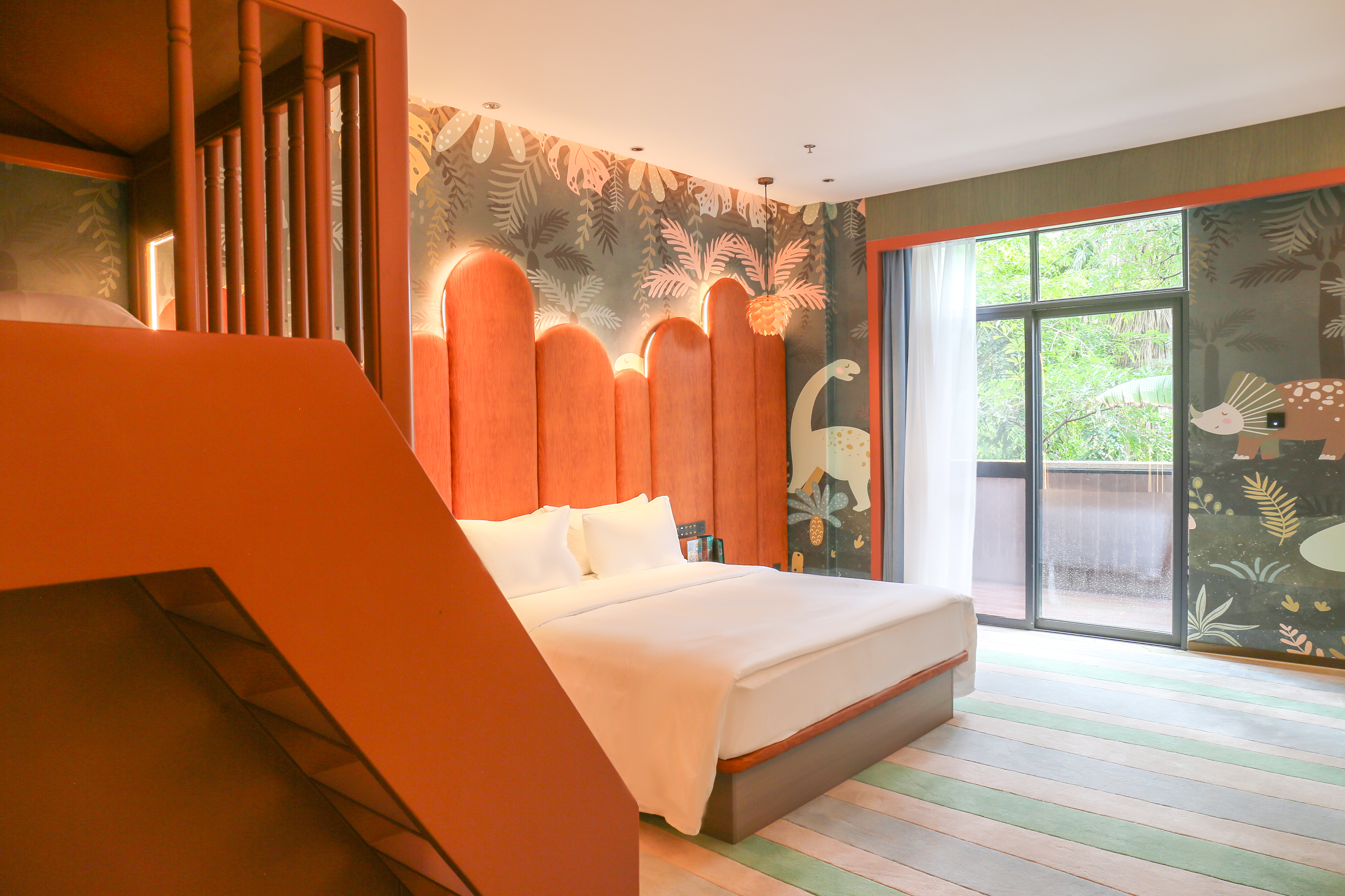 秘境森林?复式床亲子房