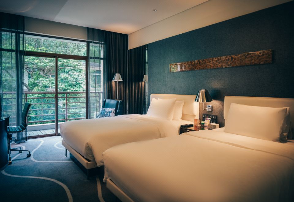 绿庭氧居 | 山景阳台双床房