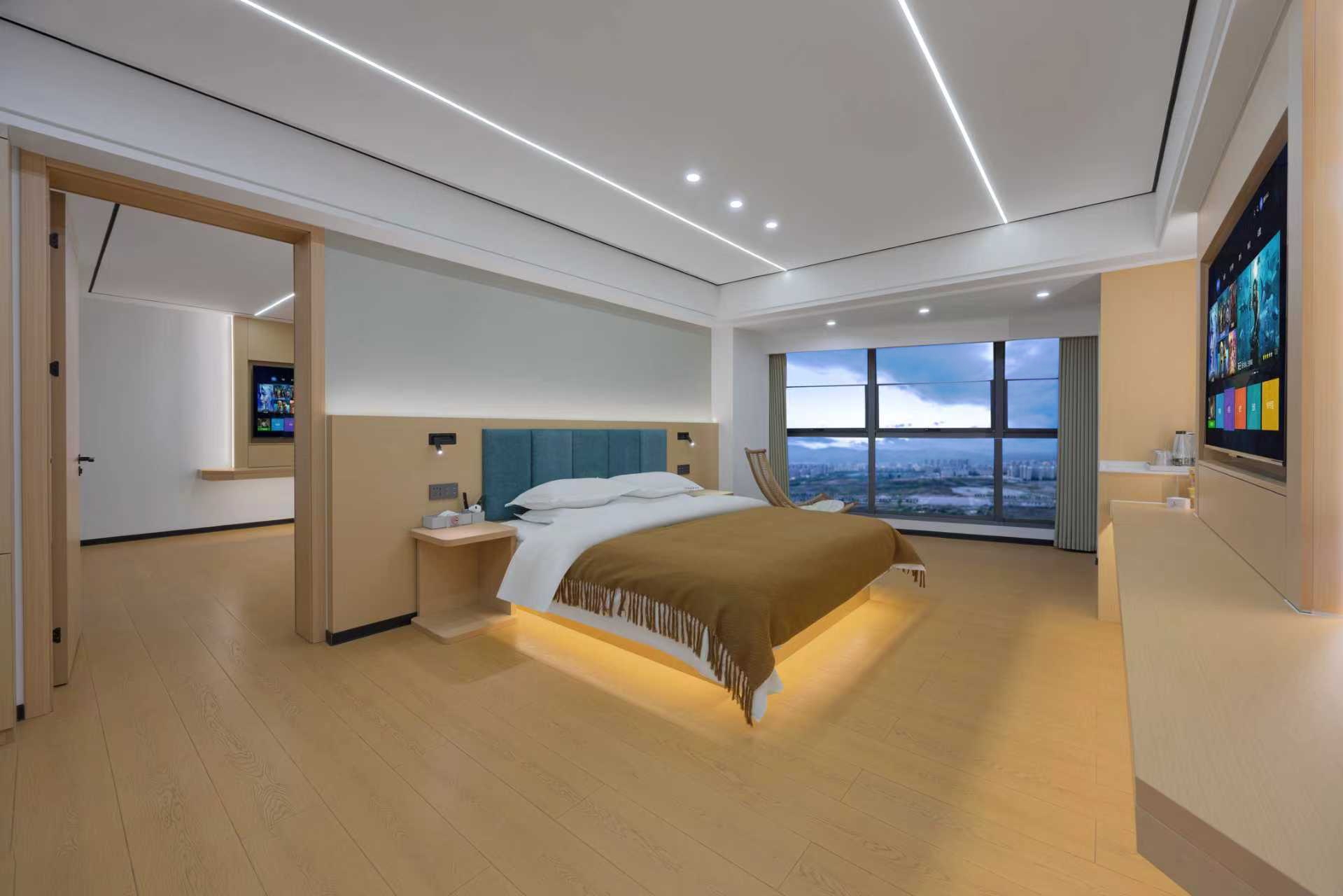 高空观澜套房（静赏万家灯火+定制静眠床品+小冰箱+智能马桶）