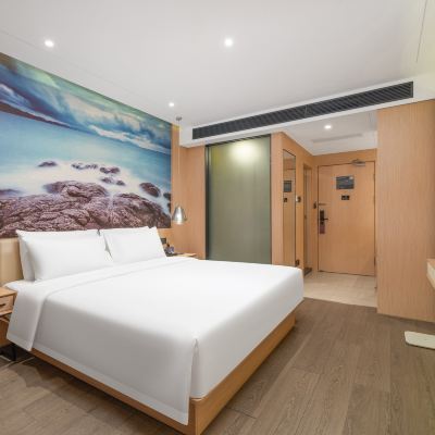 靜謐大床房（小冰箱＋電視投屏） 深圳南山科技園科苑路亞朵飯店優惠