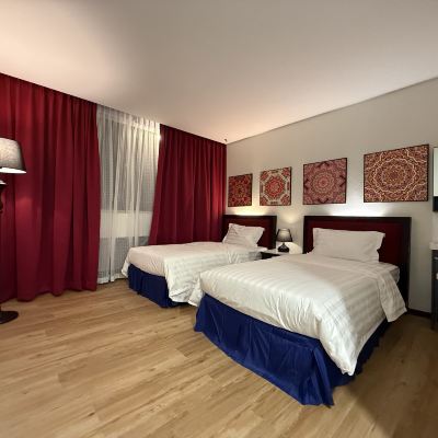 豪華雙床房 超級 OYO 89604 城市家庭青年旅館優惠