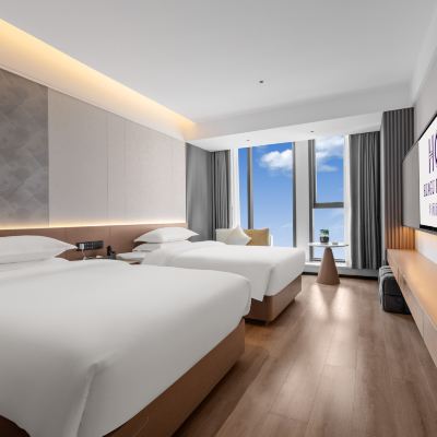 優享雙床房（智能小愛管家+深睡眠零壓床） 昆明華顧飯店（長水國際機場鉑港現代廣場店）優惠