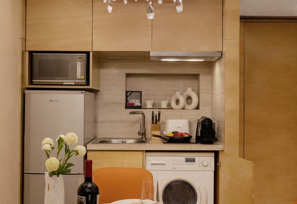 悅閣豪華一居套房 | 獨立臥室+廚房+洗烘一體機+衞洗麗