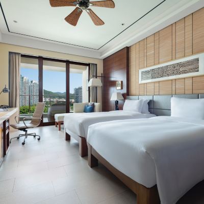 皇冠高級雙床房 三亞中心皇冠假日酒店優惠