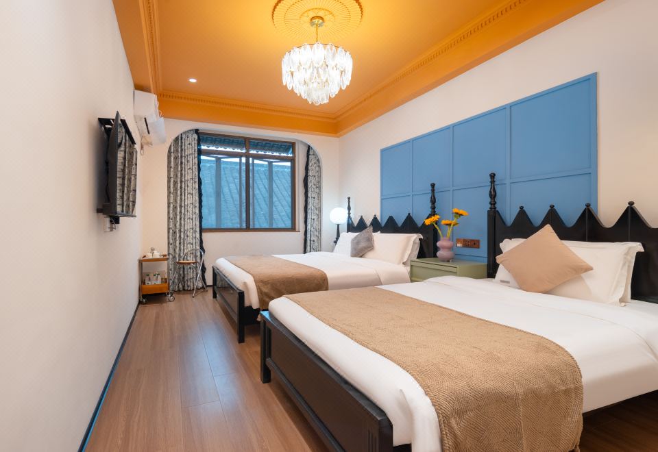 兜兜巷-家庭双床房