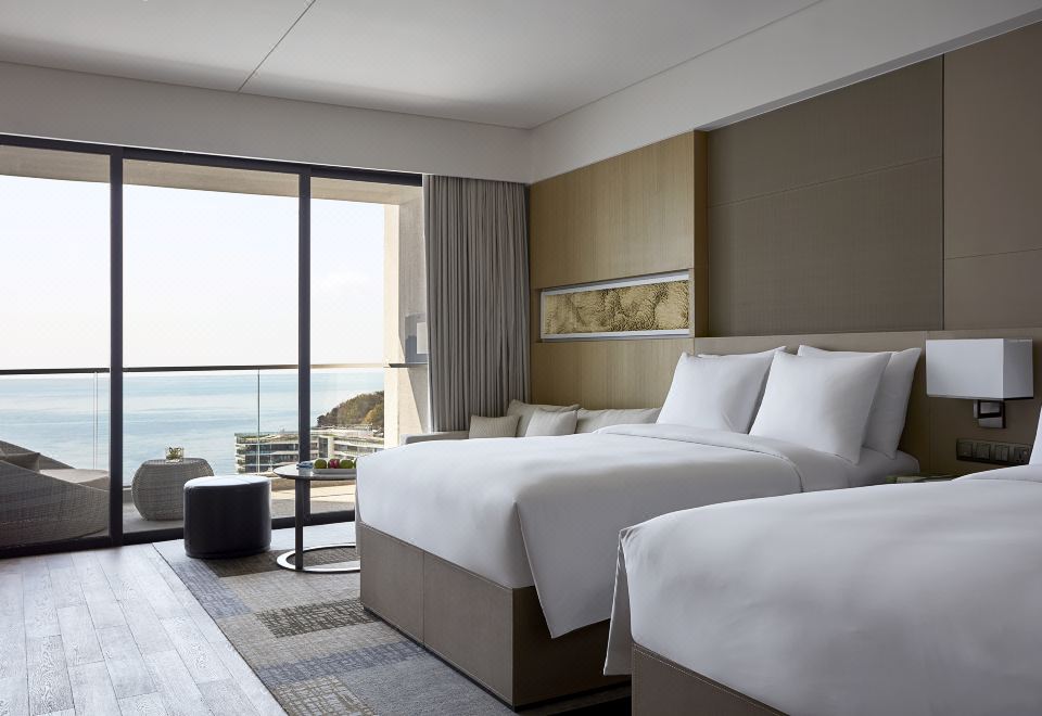 摩登海景家庭雙臥聯通房