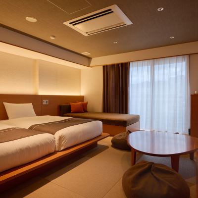 リニューアル和風ツイン34～42㎡【千鳥・夢あかり】 別府温泉 竹と椿のお宿 花べっぷ クーポン