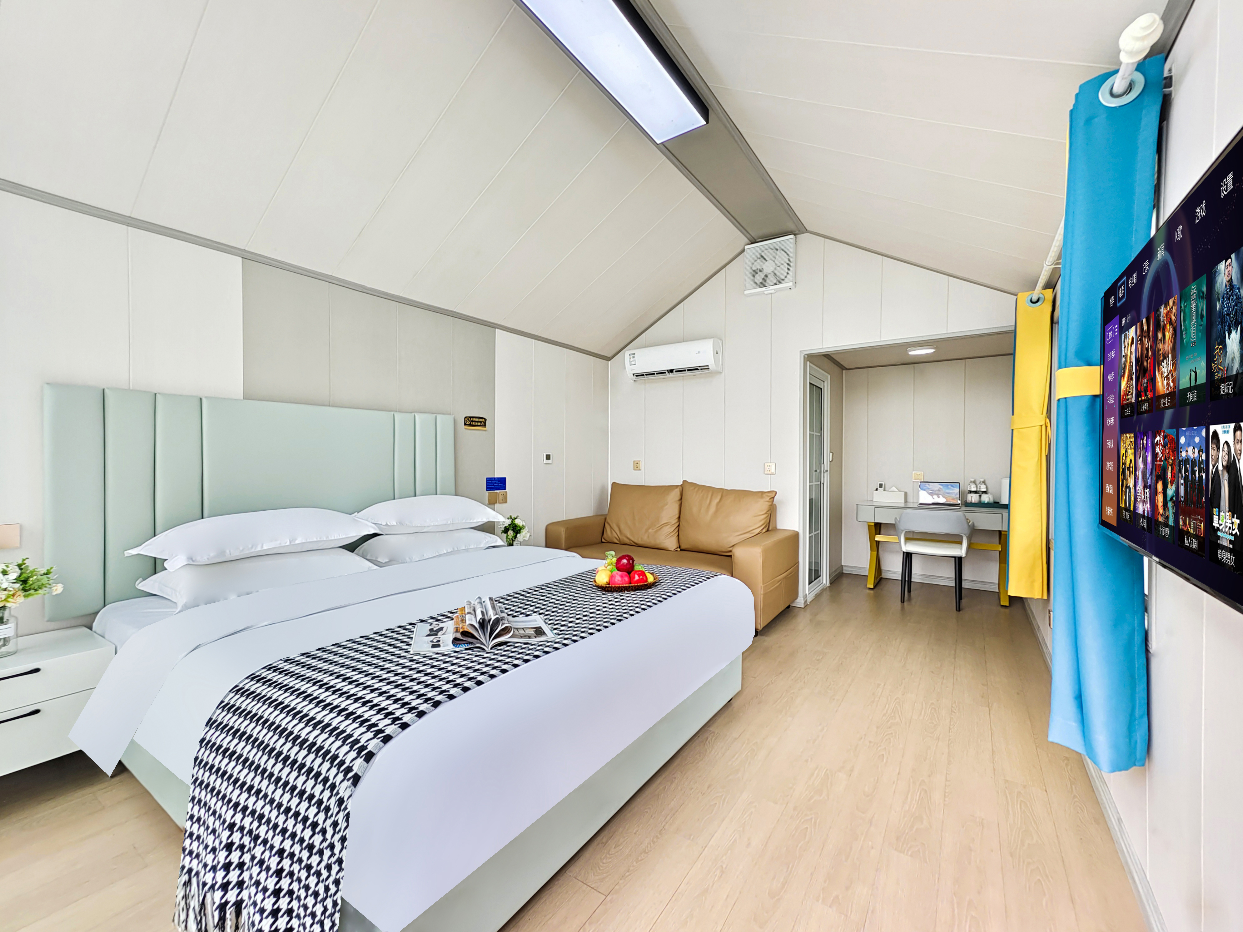 遇蝶·花园特价大床房（空调-网红打卡-山野景观--棋牌娱乐）