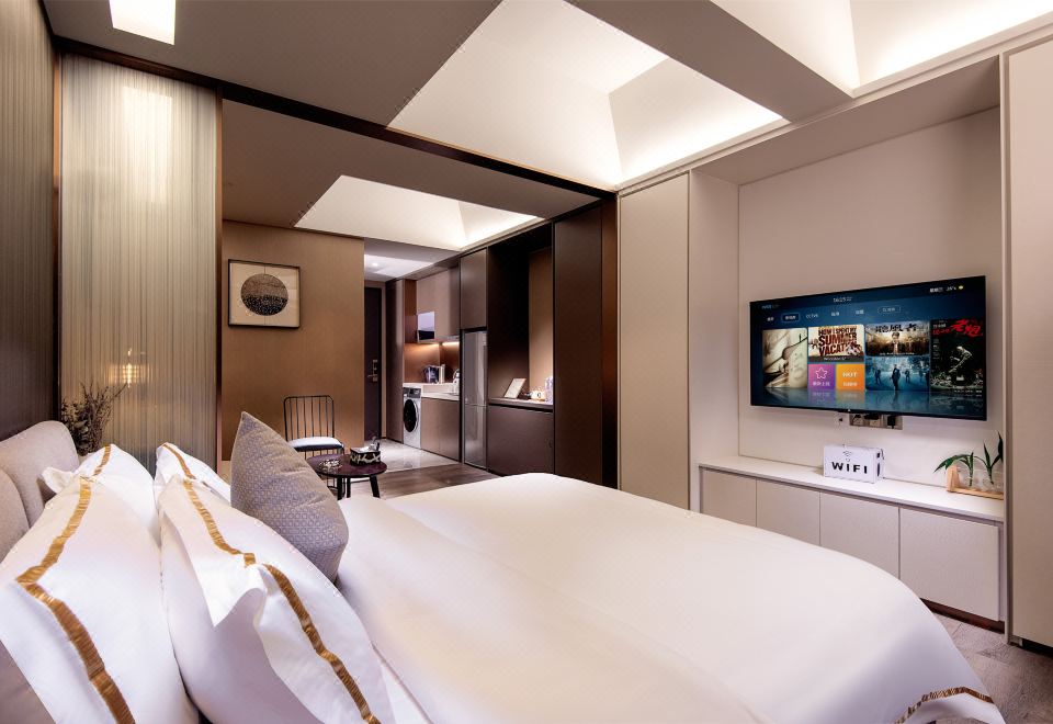 精英商務大床房（洗衣機+熨衣設備+咖啡機）