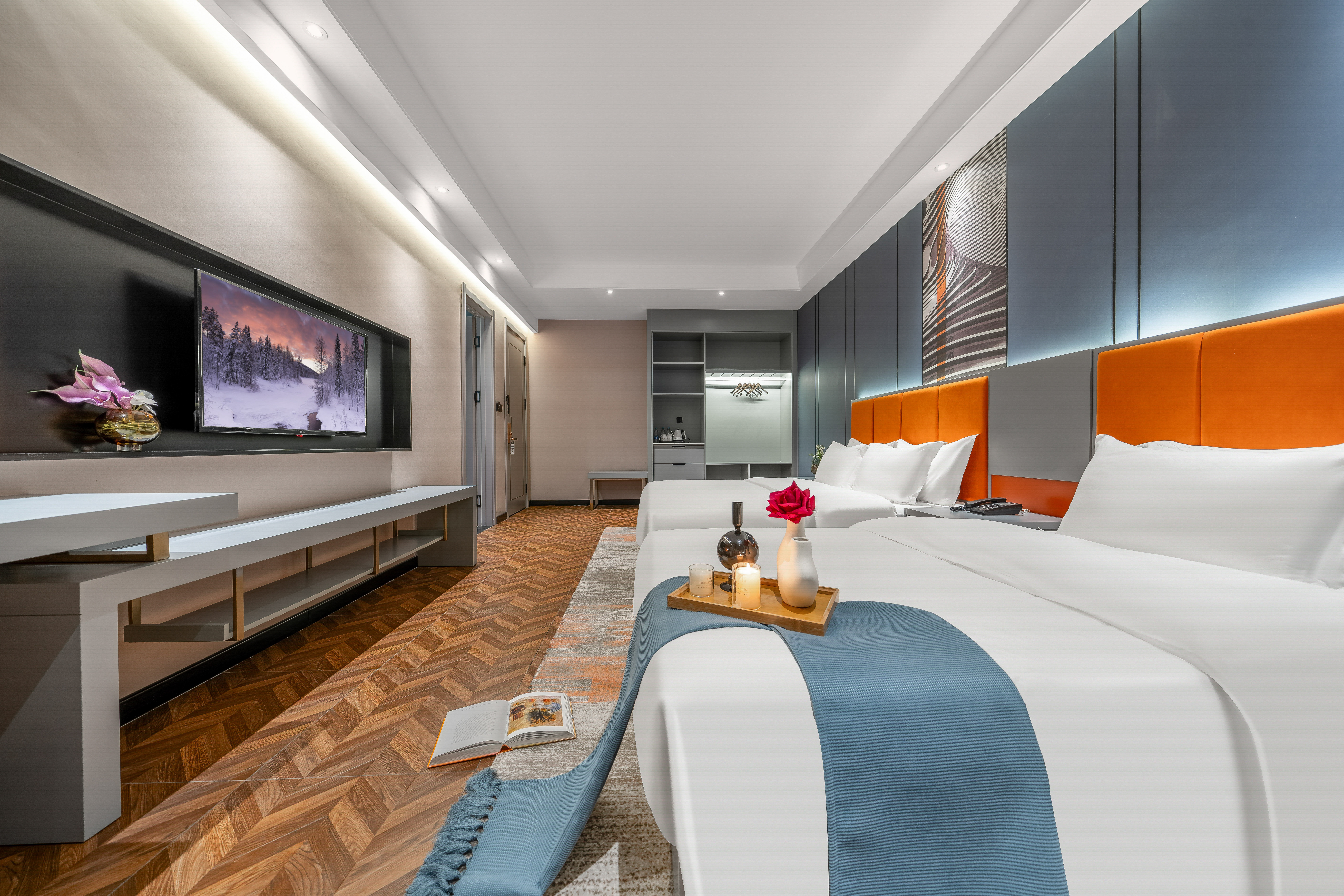 轻奢超大家庭双床房【智能马桶+腿足按摩器+乾湿分离】