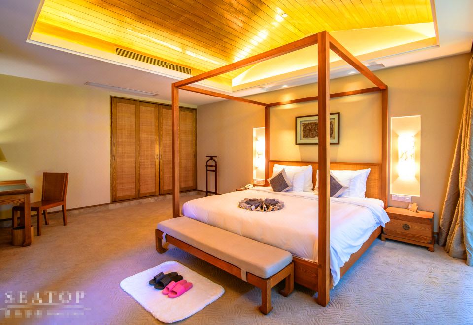 赏月套房-高层天窗-私汤泡池-超大客厅