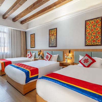 三福星聚·三床房「地暖+櫃檯供氧+零壓床｜歡聚空間」 香格里拉菩提心院客棧優惠