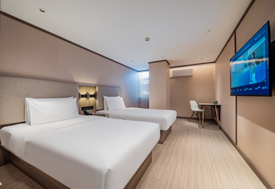 双床房（电视投屏+金可儿床垫）