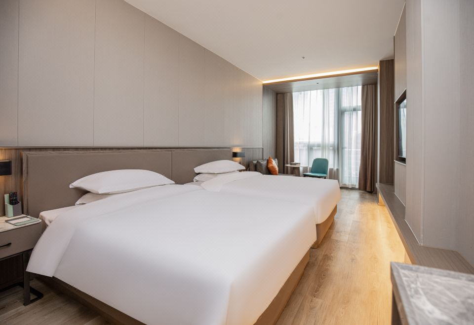 精致景觀標間（電動窗簾+智能馬桶+衞生間乾濕分離）