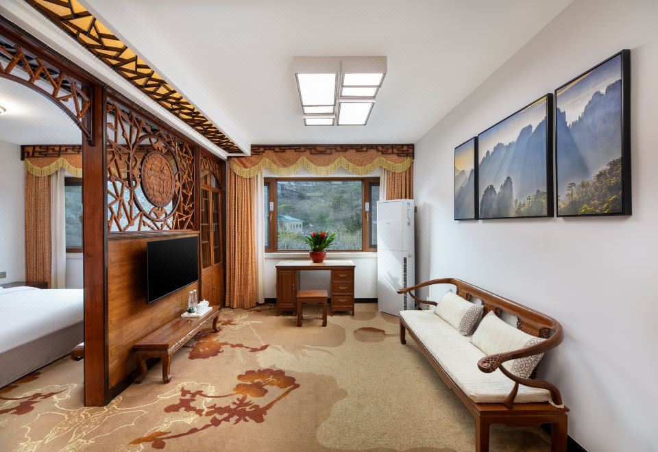 豪华观景单间-坐享万松林风光·徽派韵味