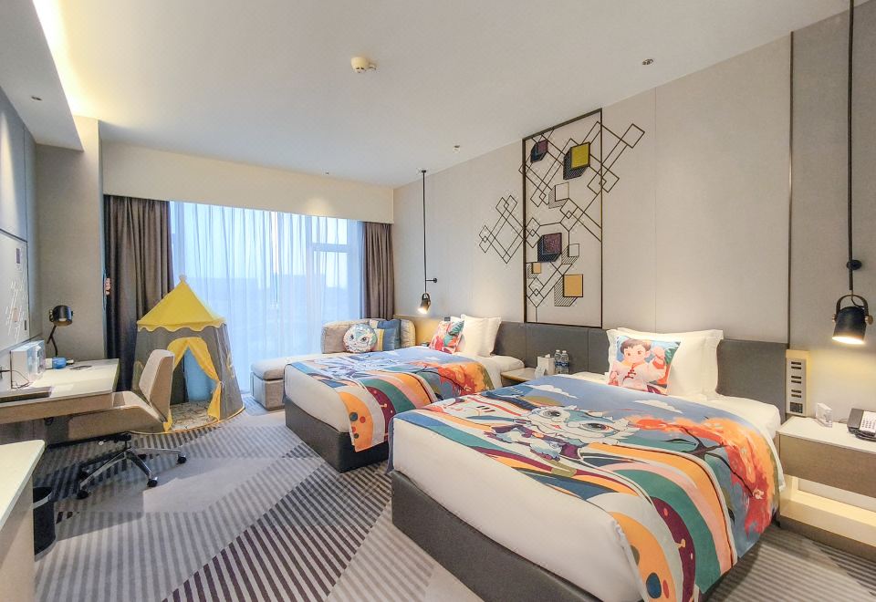 Crowne Plaza Foshan Nanhai2 Double Standard Kung Fu AI Theme Lake View Room