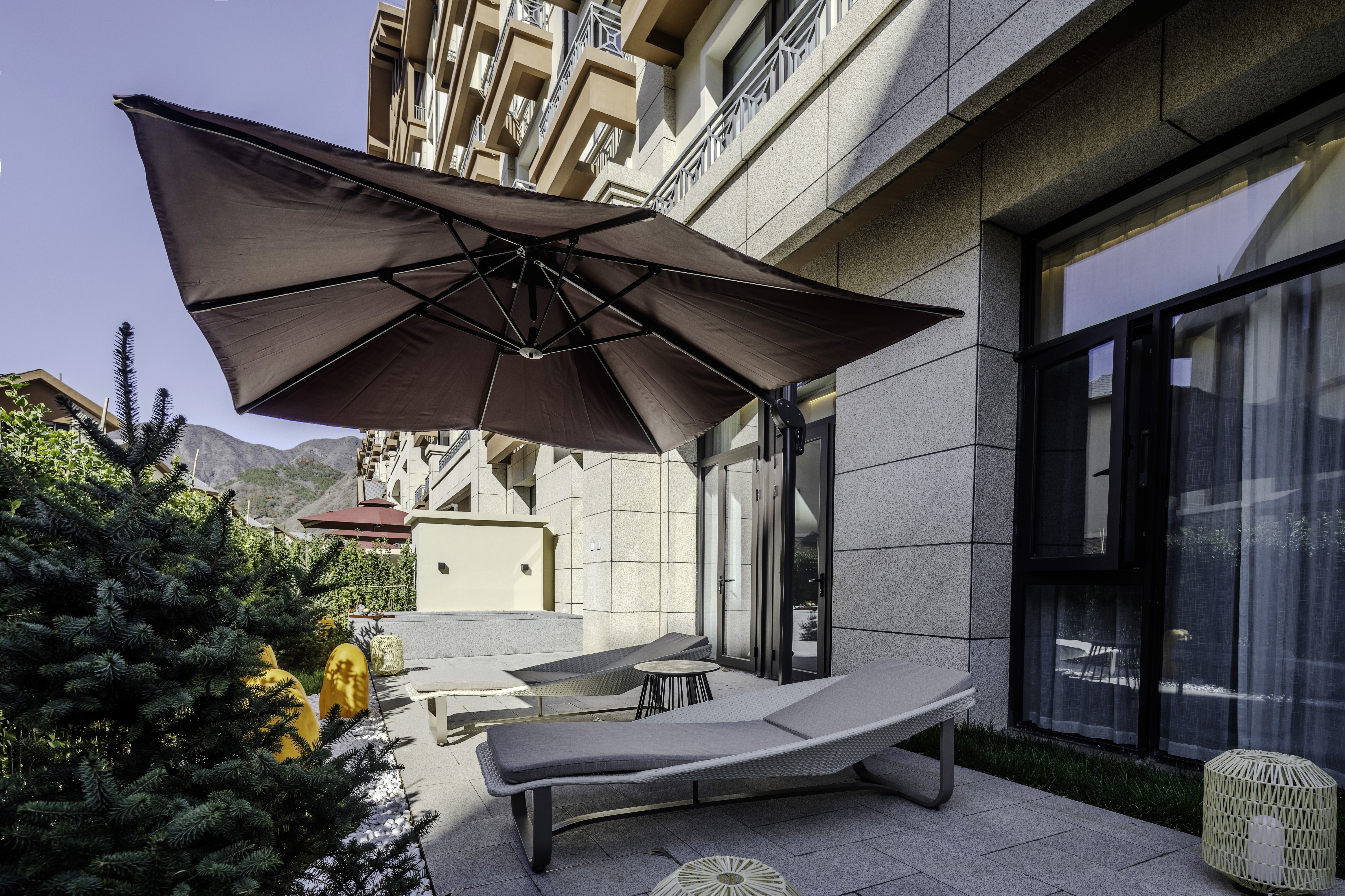 澜境庭院汤泉双床房-带私汤泡池