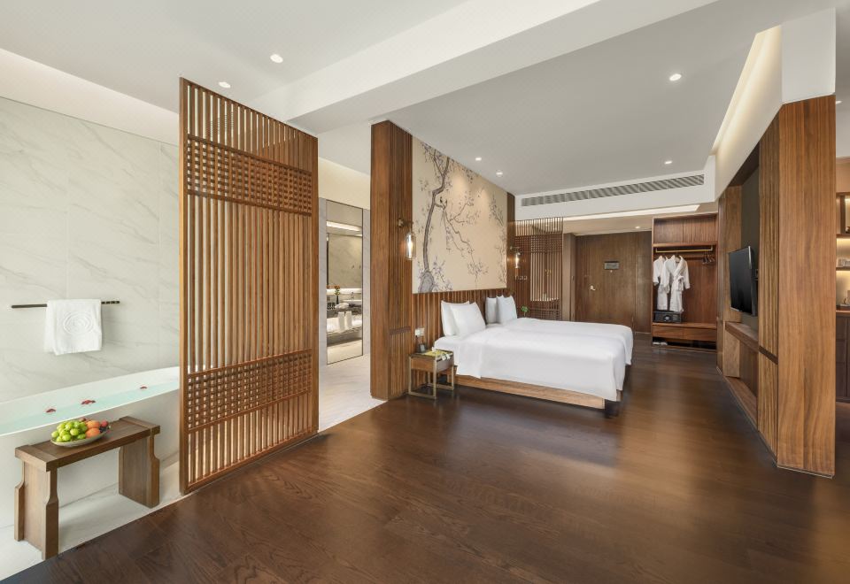 尊贵花园海景双床房