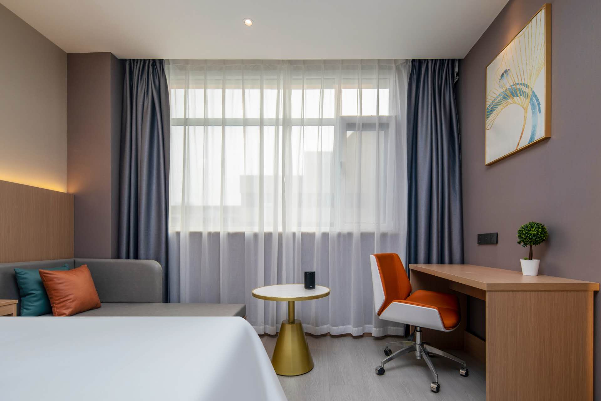 智能高级大床房（智能小度+零压梦百合床垫+地暖开放）