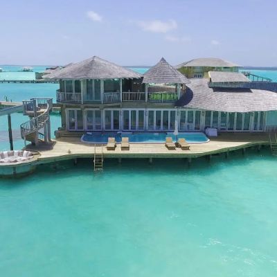 2晚兩卧室水上Retreat別墅（帶滑梯）+2晚兩卧室島嶼Retreat別墅（帶滑梯） 索尼瓦賈尼島度假村優惠