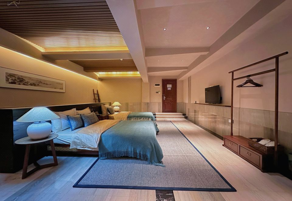 河畔豪華溫泉套房（一房一廳+獨立露臺泡池+麻將機）