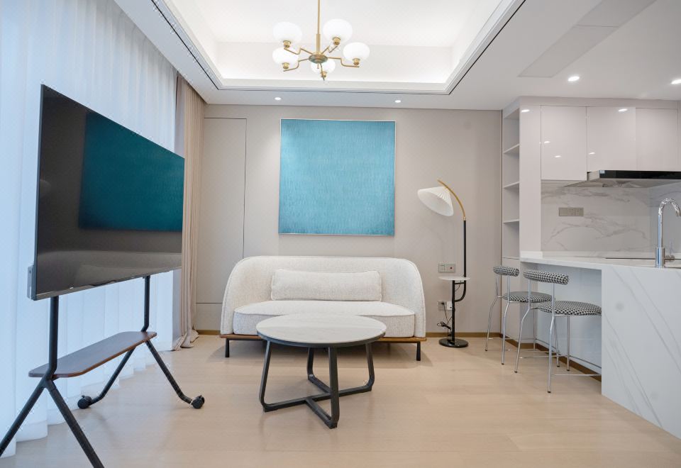 浮白·公寓大床房丨洗烘一体机