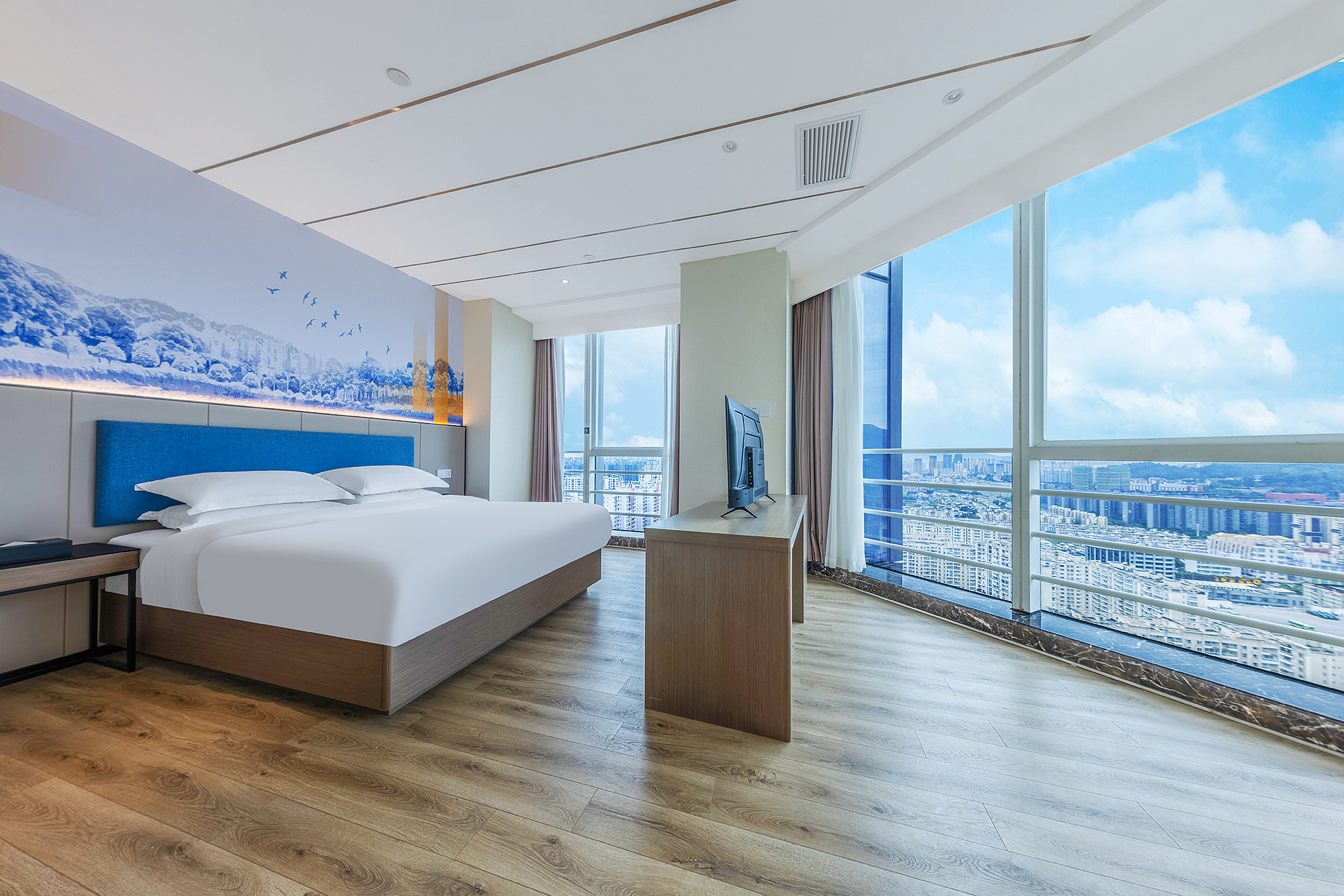 问云·天幕270度行政双卧双衞浴缸套房