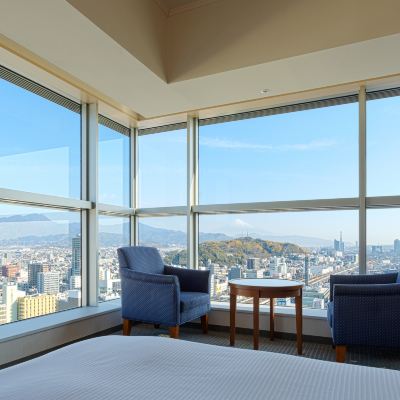 全景豪華雙床房-禁菸 靜岡大山飯店優惠