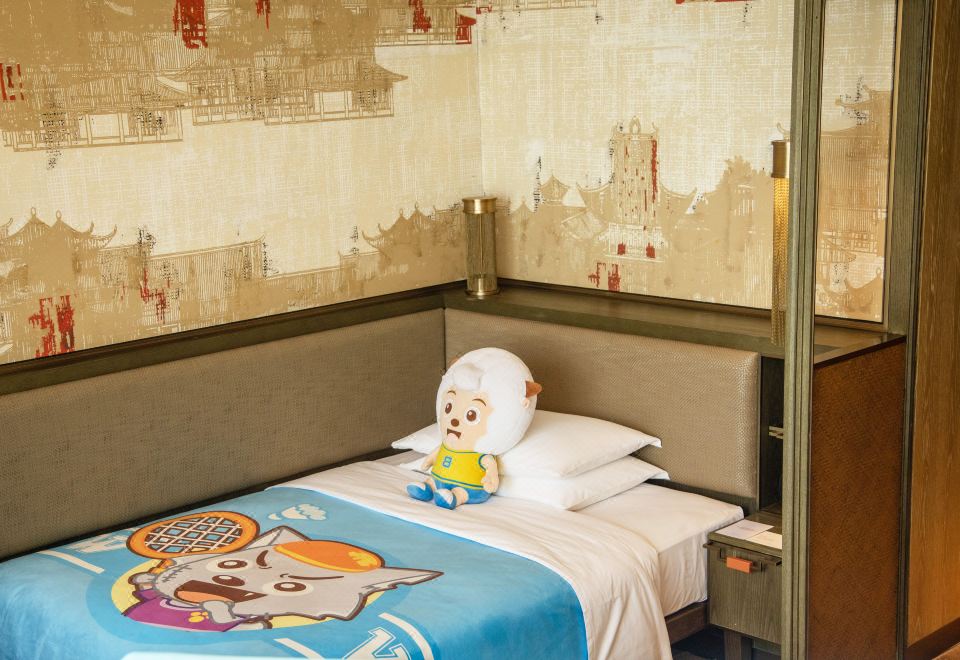 喜羊羊與灰太狼親子主題雙床房