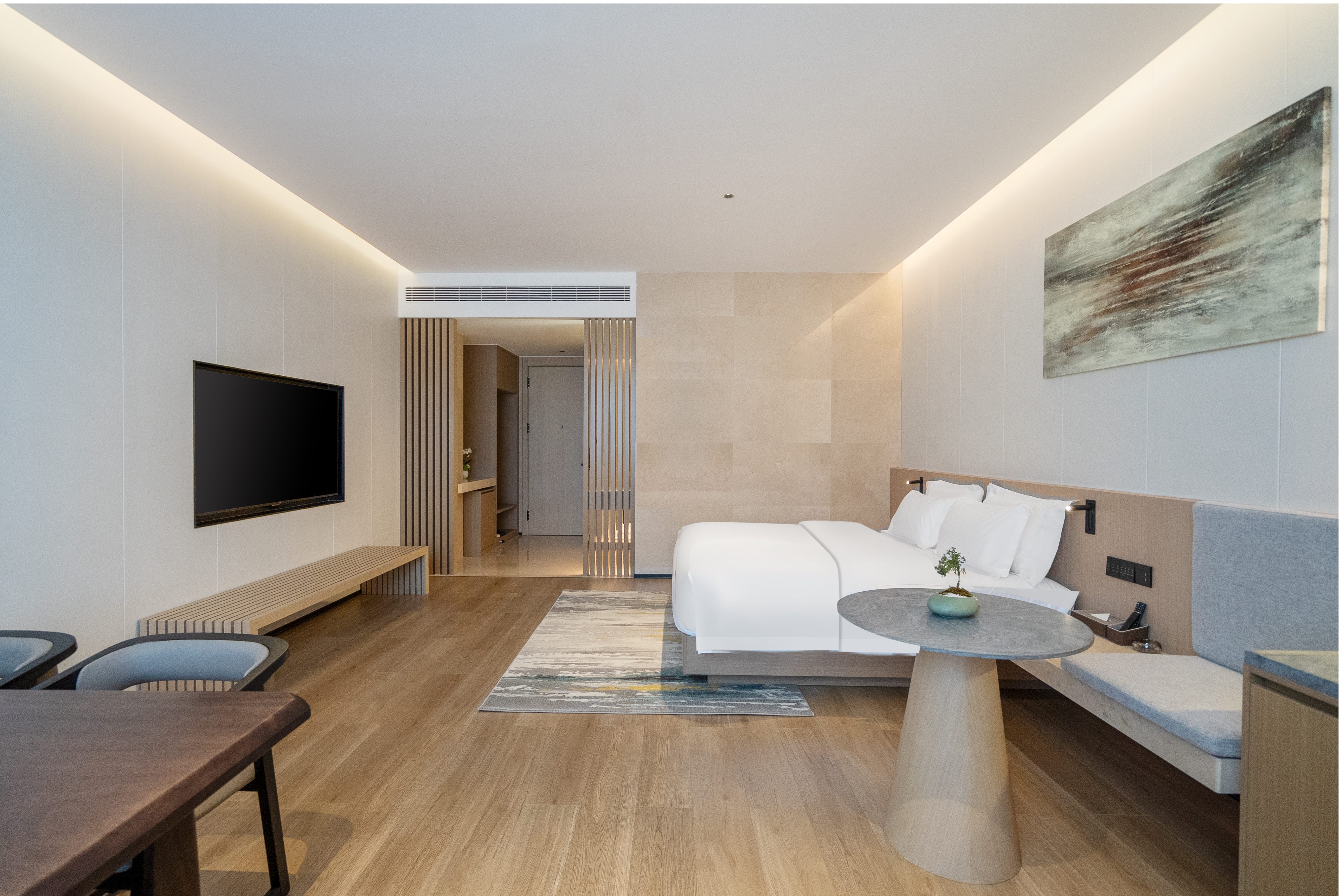 輕奢浴缸大床房（休閑茶座+助眠床墊）