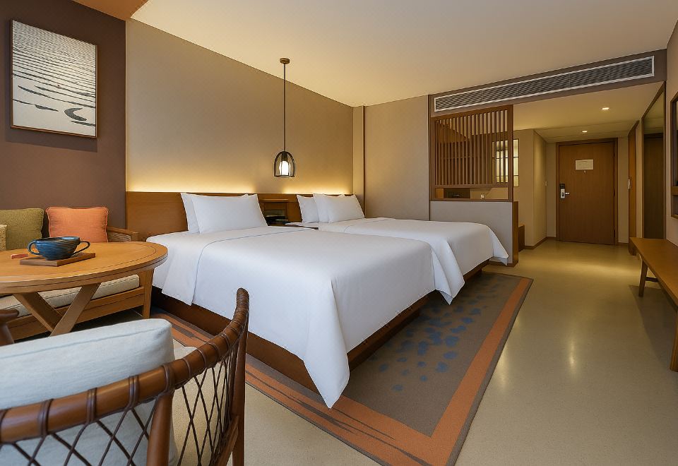 清·高级双床房「蓝牙音响+乳胶记忆棉枕」