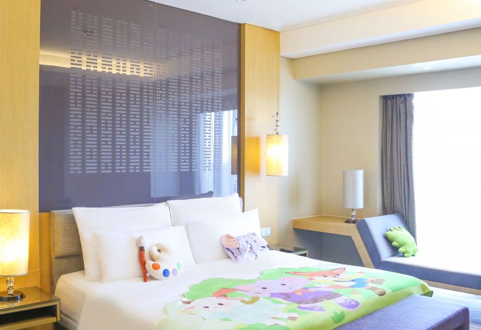 诺亚的丛林探险主题亲子房