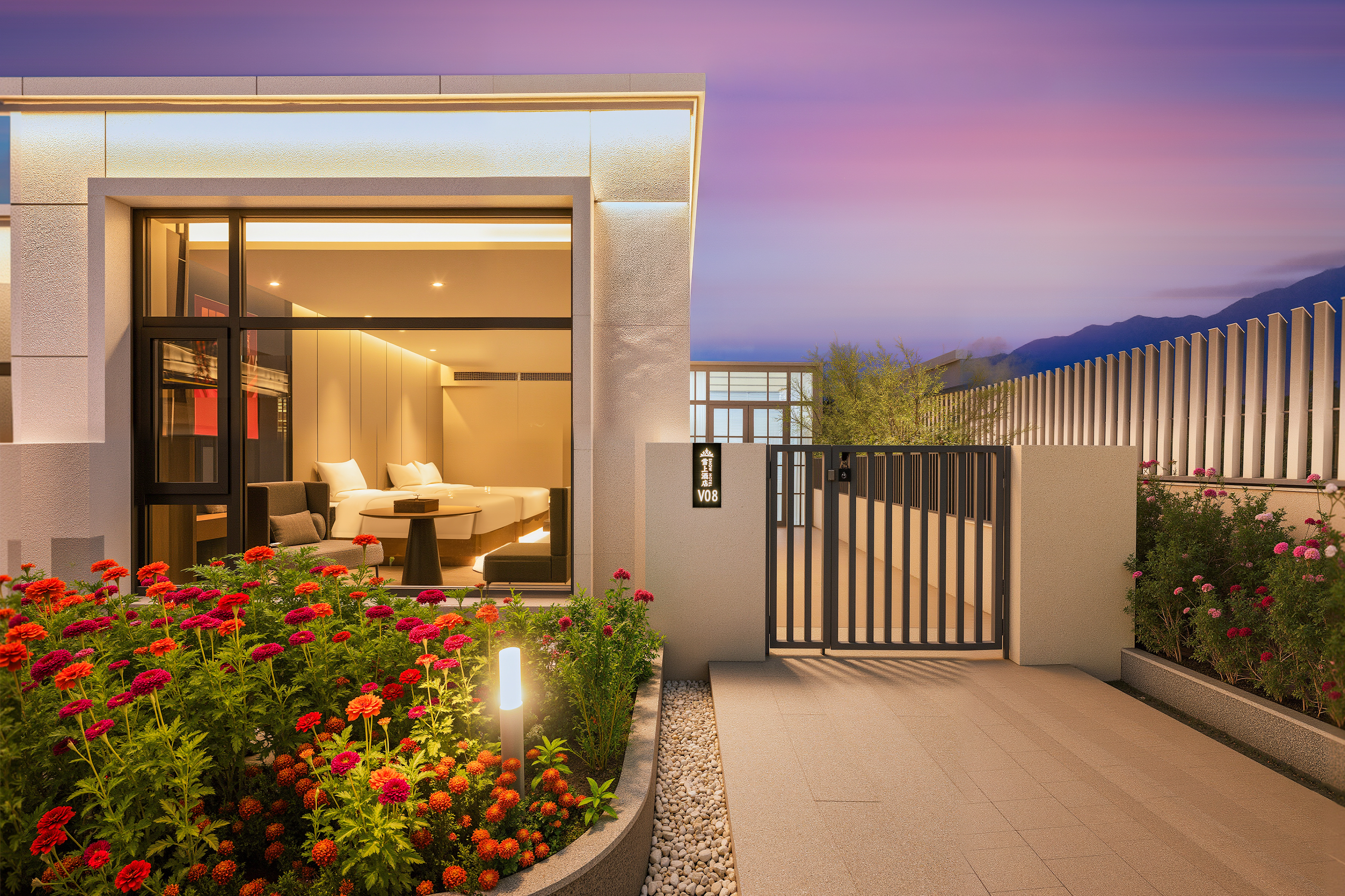 雪上庭院家庭房