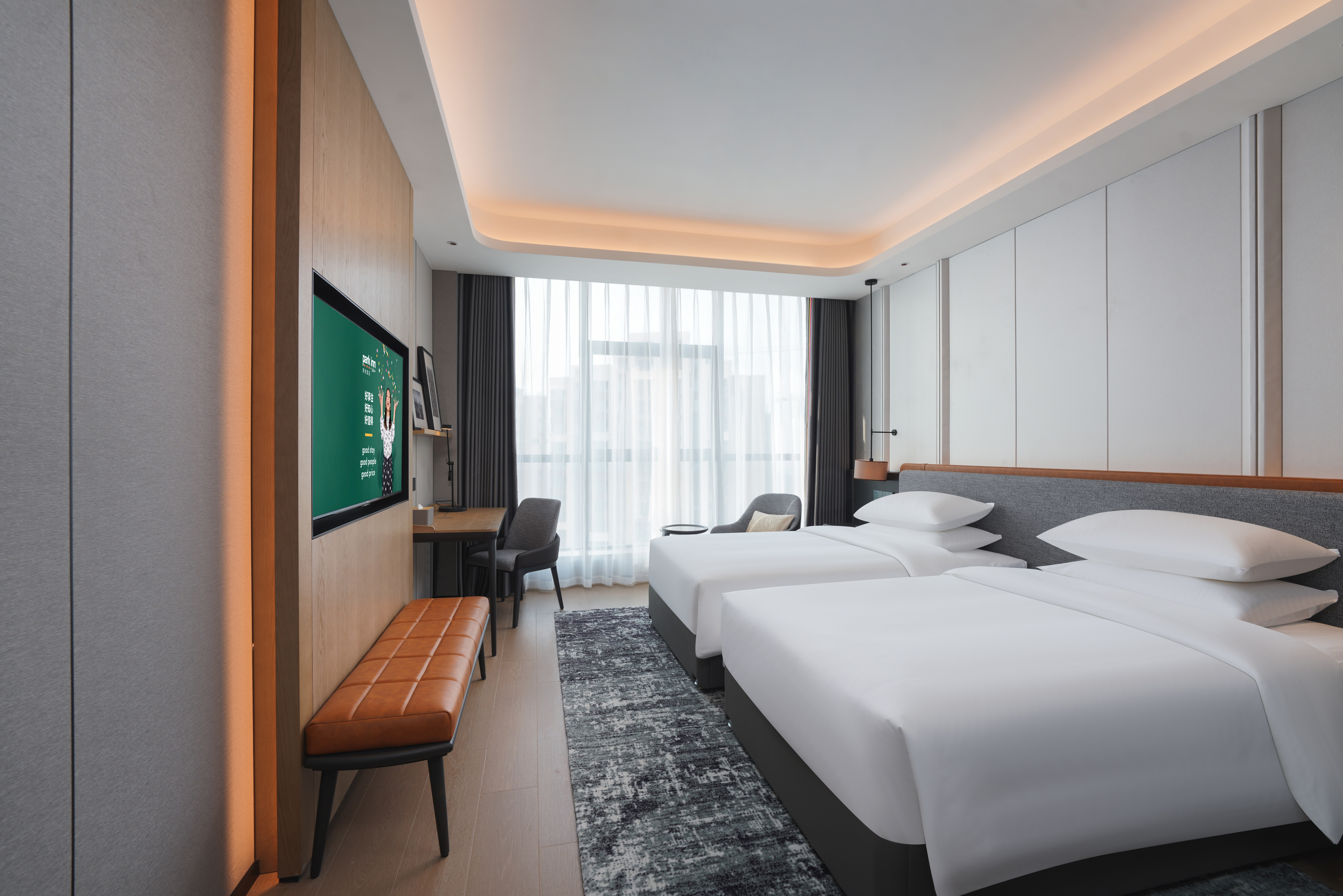 Nanchong Yilong Star City Plaza Park HotelDeluxe double bed room