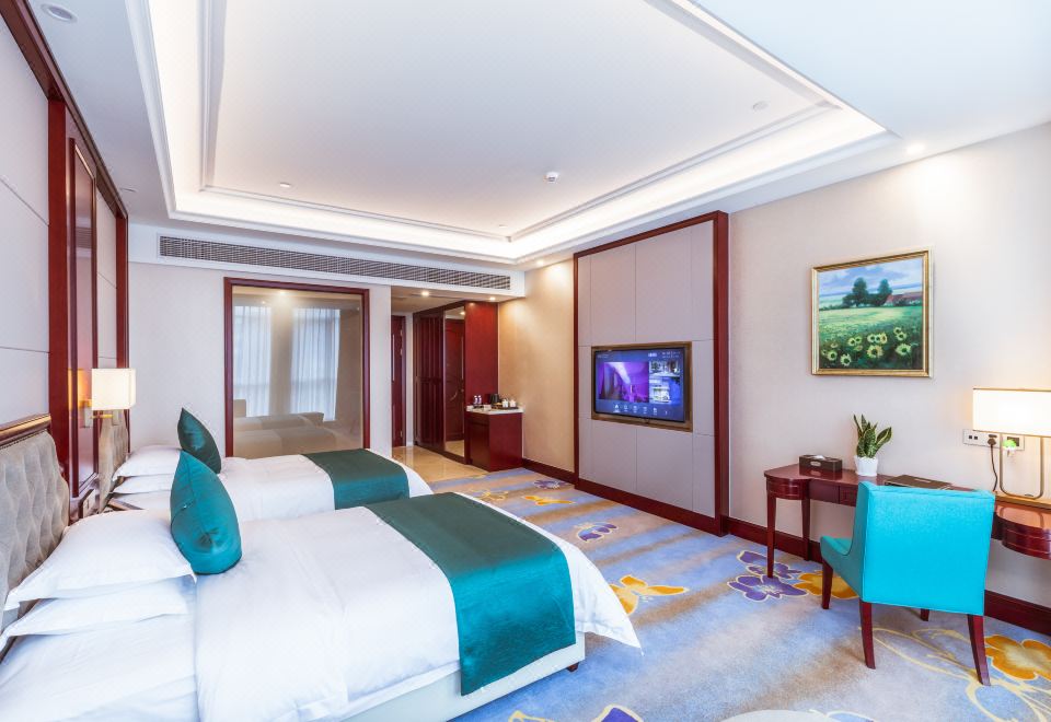 豪华双床房（乾湿分离+全景落地窗）