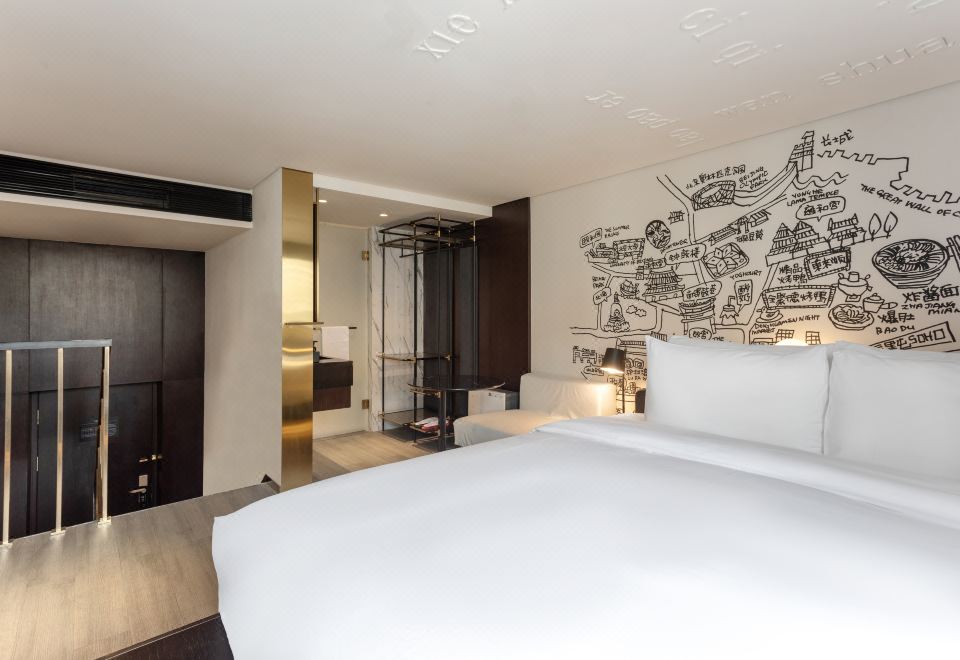 CitiGO Hotel Nanluoguxiang BeijingHuange Superior Loft Suite (Double Layer, Two Double Beds)