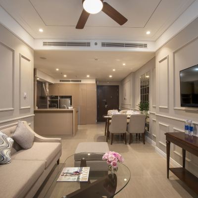 寧靜套房大床和大床（2間臥室） AHG 峴港阿爾塔拉套房飯店優惠