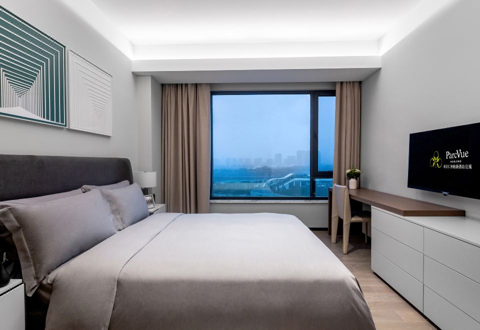 江景雙臥書房套房