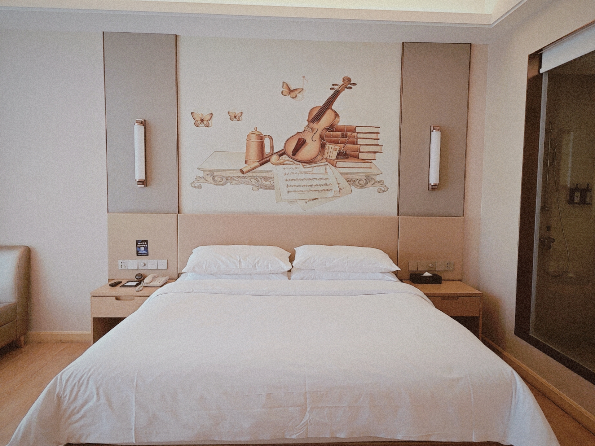 Vienna International Hotel (Suzhou Railway Station North Square)行政大床房[一线城市景观+采光通透]