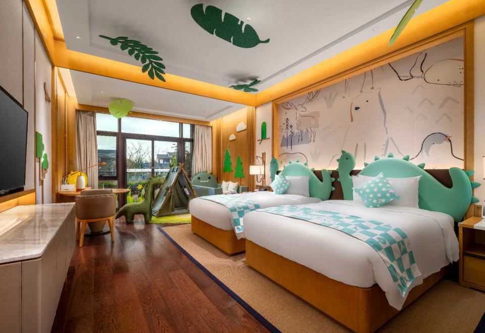 梦游XIAN境主题三床房（森系帐篷丨精灵小床）