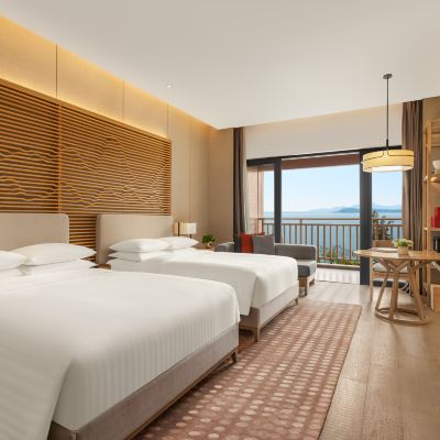 至尊海景雙床房 | 180°海景 深圳佳兆業萬豪酒店優惠