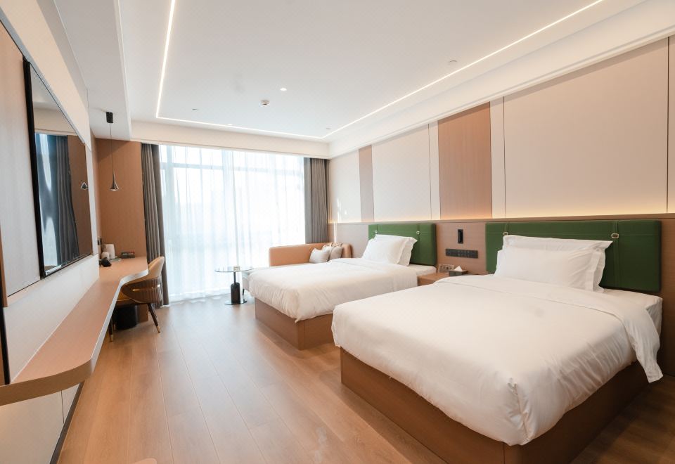 豪华尊享双床房（深度睡眠+高端床品+智能客控+落地窗）