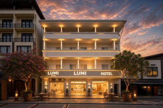 LU MI Hotel(near the Mekong River, with self-service laundry)