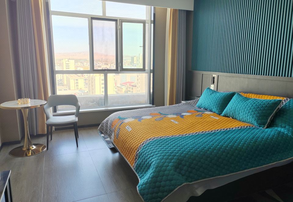 Xizi Light Luxury Hotel (Urad Qianqi Government Store)Featured Smart Room (Double Bed)
