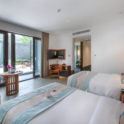 憩雲庭院雙床房 青島即墨古城君瀾度假飯店優惠