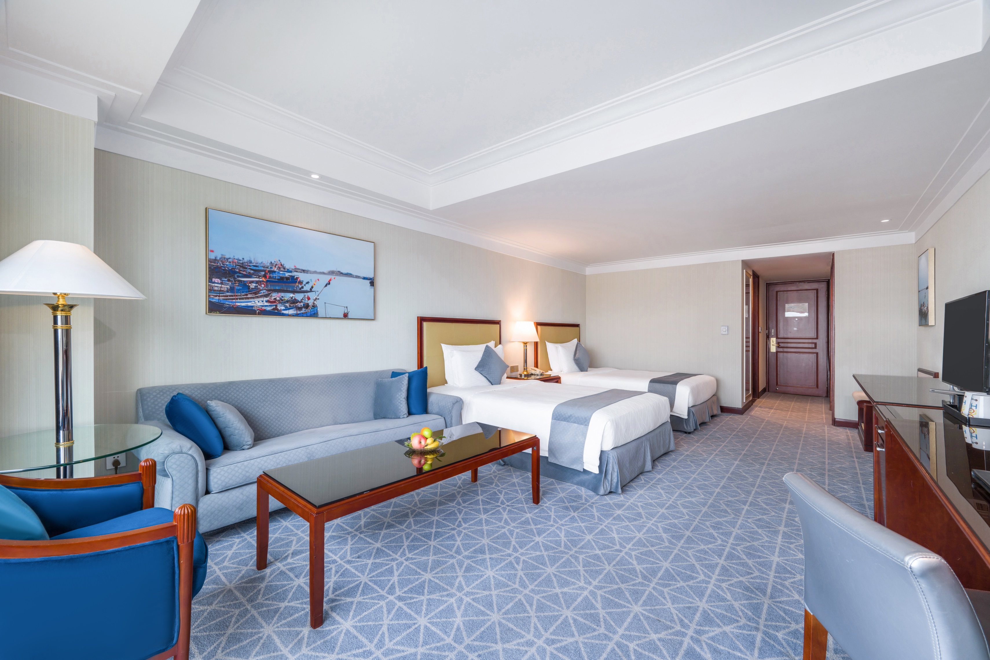 行政雙床房 大落地窗高層