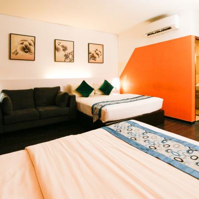 Double Queen Room Kupon Golden Roof Hotel Ampang Ipoh